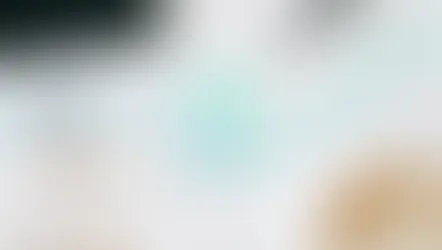 Workspace with digital fingerprint icon in center