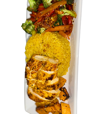 Yellow Rice, Chicken & Veggies