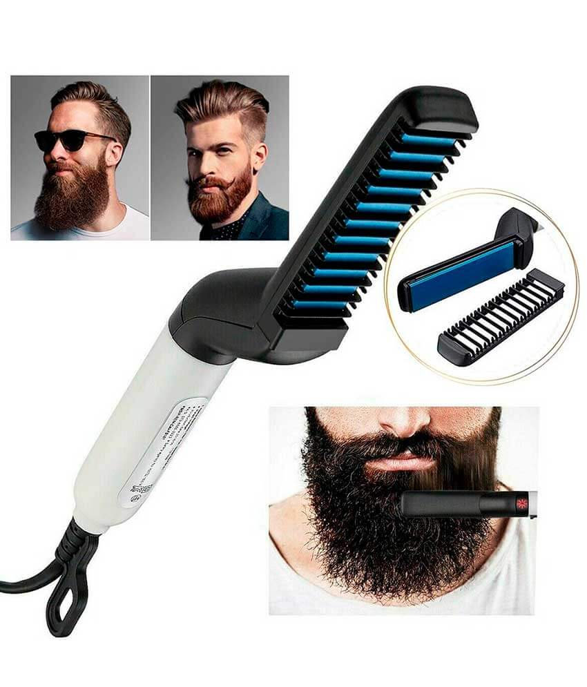 Plancha Para Barba Y Cepillo Alisador Cabello | BELLISSIMASS COMPANY