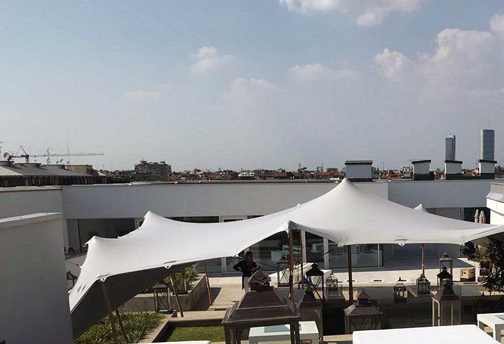 Vele ombreggianti in fibra di cocco naturale