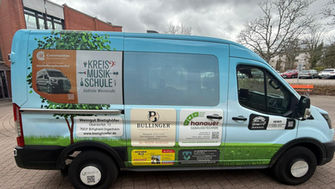 Werbeplatzierung Bus der Kreismusikschule Südliche Weinstraße