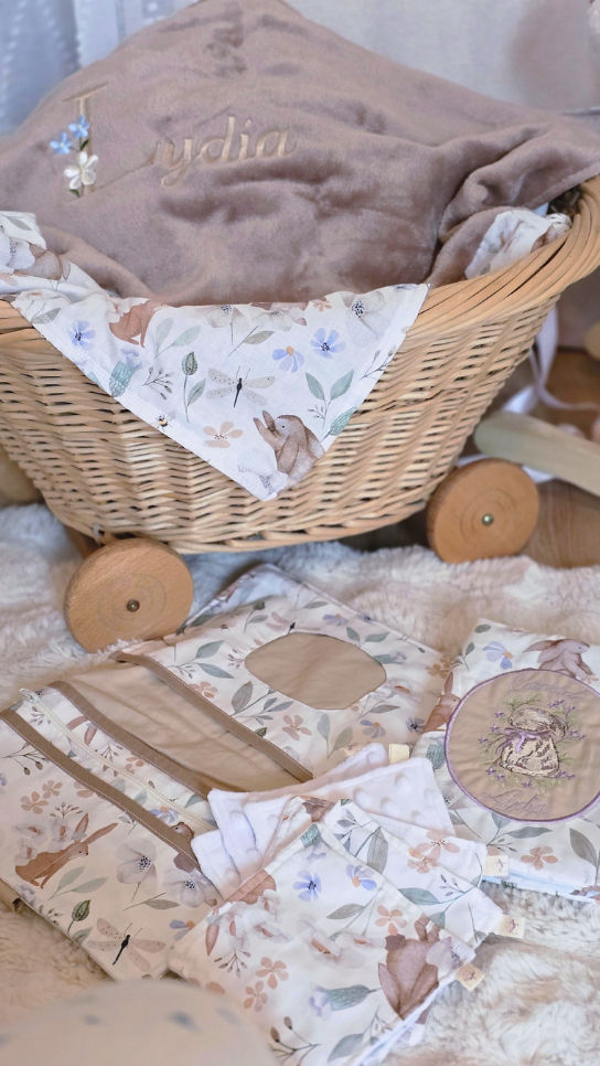Trousseau de naissance bébé personnalisable - thème Lapinou