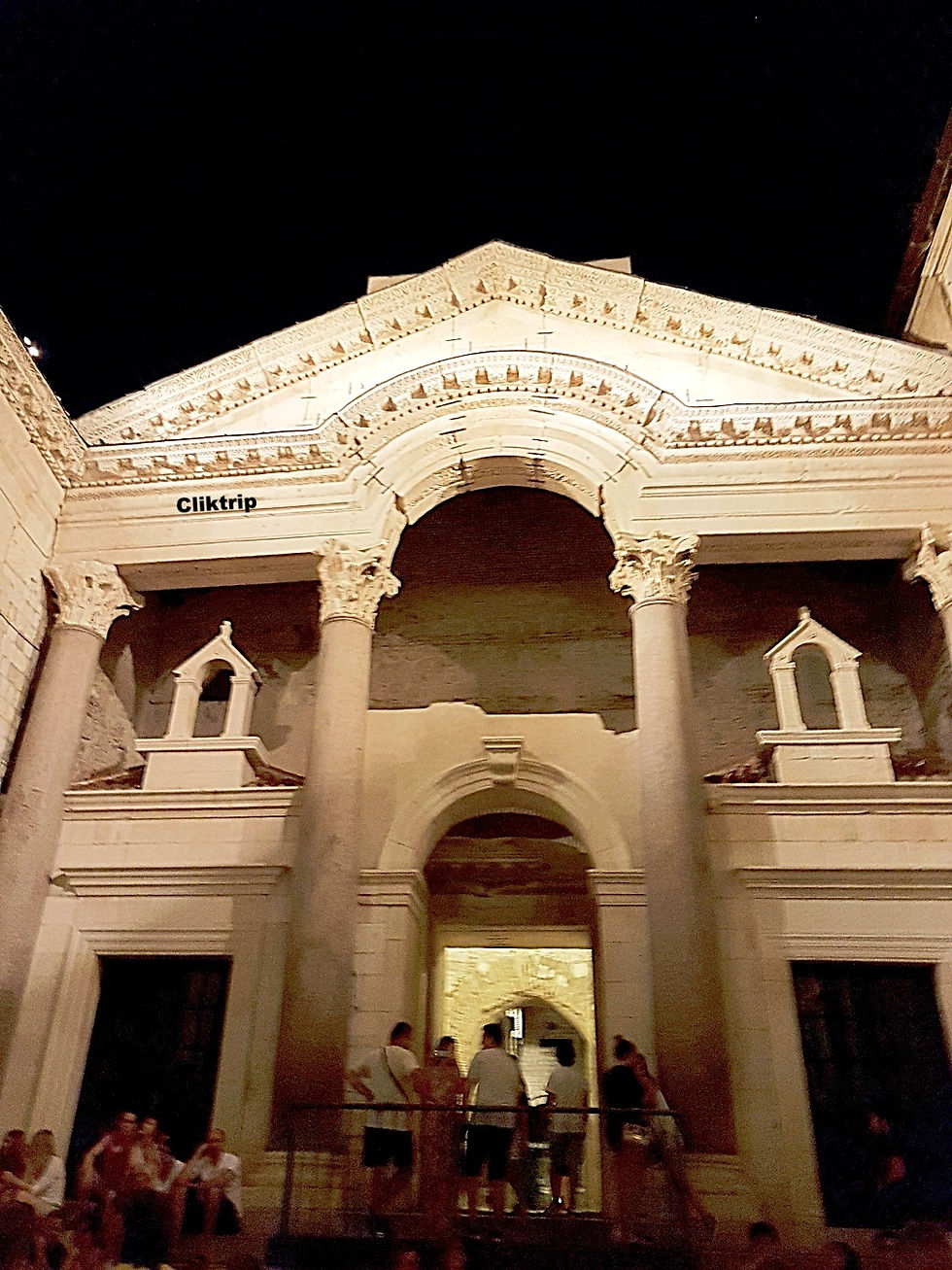 Palácio de Diocleciano em Split , na Croácia
