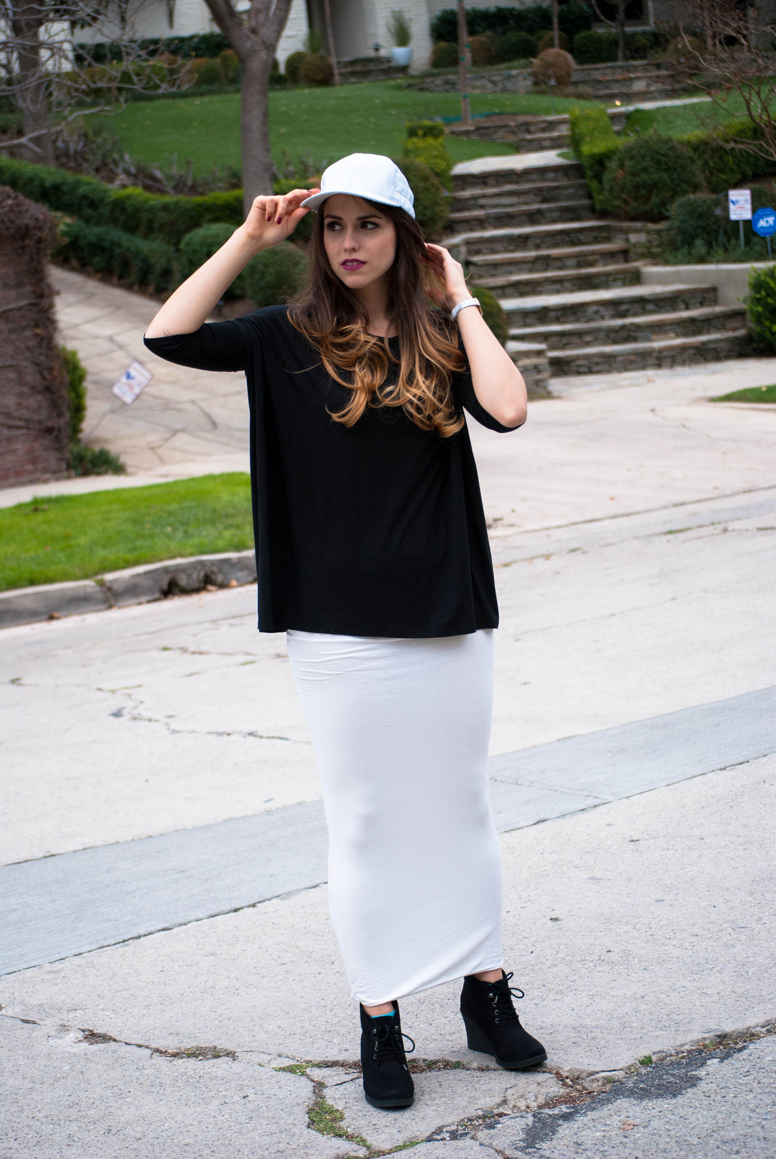 off white maxi
