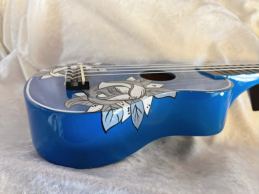 Thumbnail: Monotone Roses Ukulele