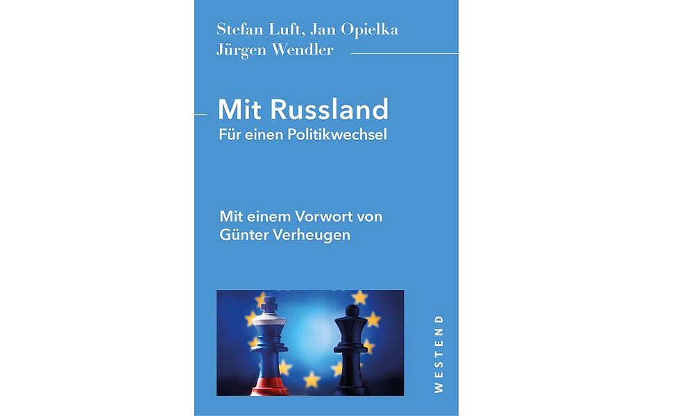 Titel "Mit Russland. Für einen Politikwechsel"