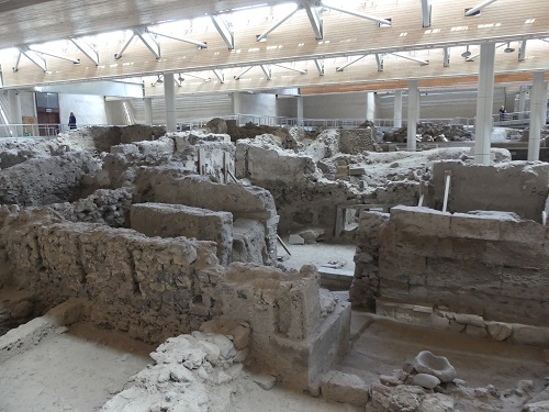 Ausgrabungen von Akrotiri