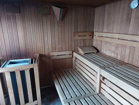In der Sauna der MAXIMA