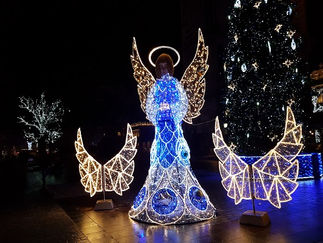 Auf dem Weihnachtsmarkt