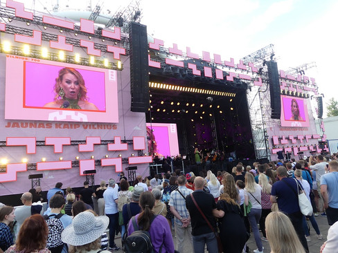 Beim Konzert im Vingis Park