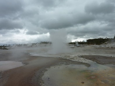 Im Norris Geyser Basin