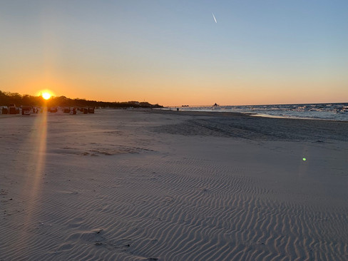 Sonnenuntergang am Strand
