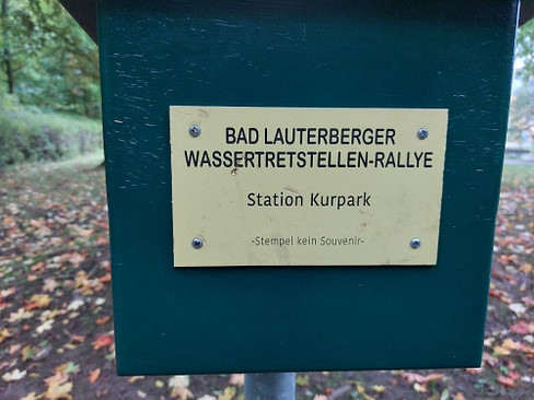 Stempelstelle im Kurpark von Bad Lauterberg