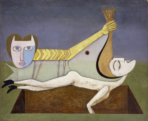 Victor Brauner, Das Handtier, 1943, Öl auf Leinwand