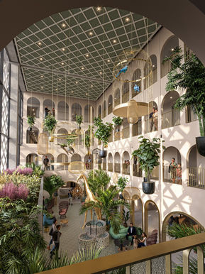 Eingangsbereich des Resorts