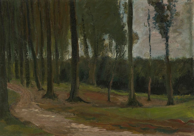 Vincent van Gogh: Waldrand, 1883, Öl auf Leinwand, Kröller-Müller Museum Otterlo