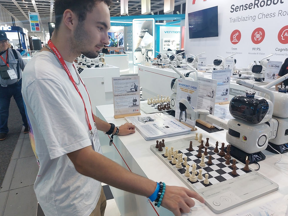 Schach-Spielen in der Pause