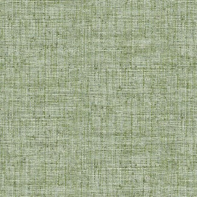 Thumbnail: Papyrus Weave Green Peel And Stick Wallpaper by York Wallcoverings