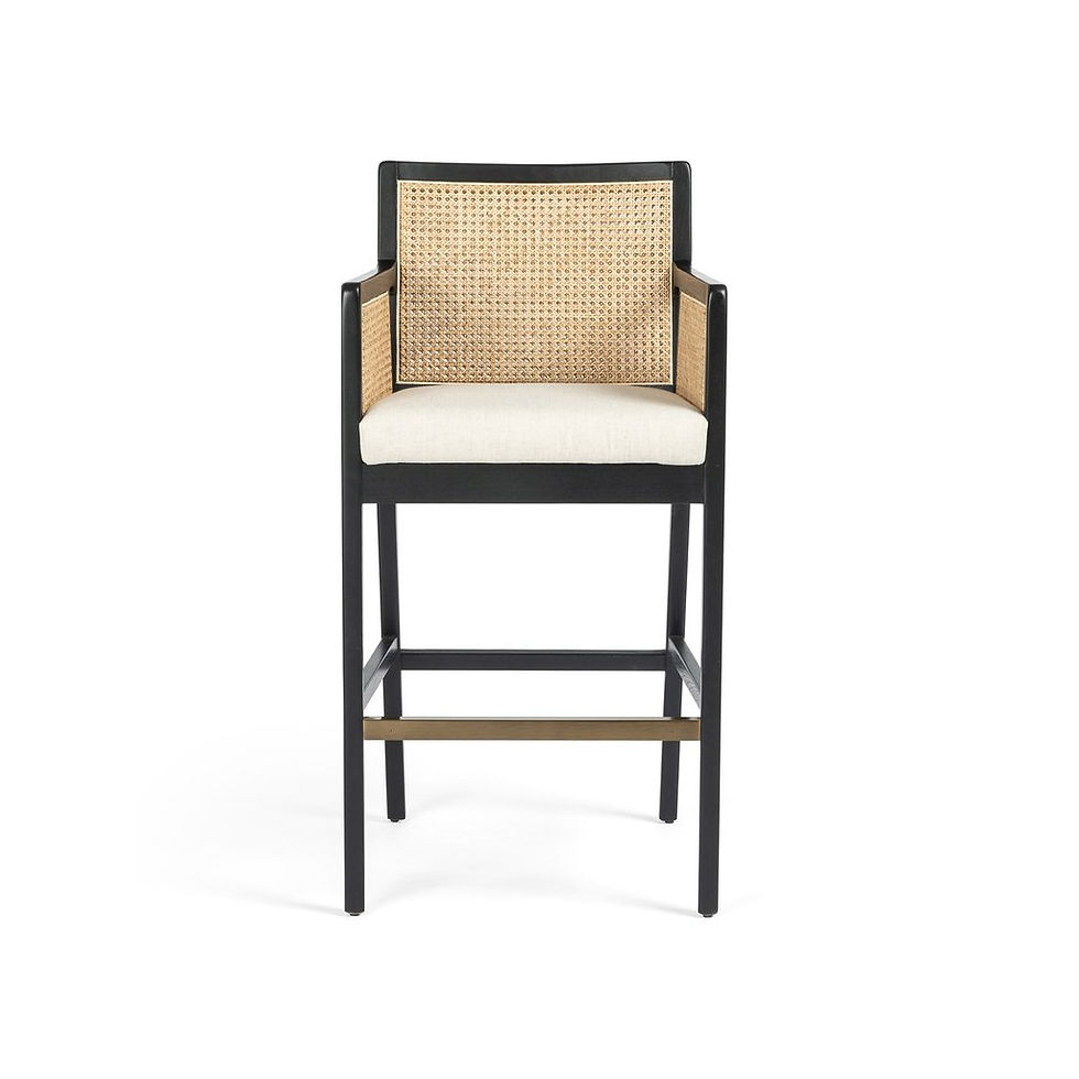 Thumbnail: Antonia Cane Bar + Cane Counter Stools