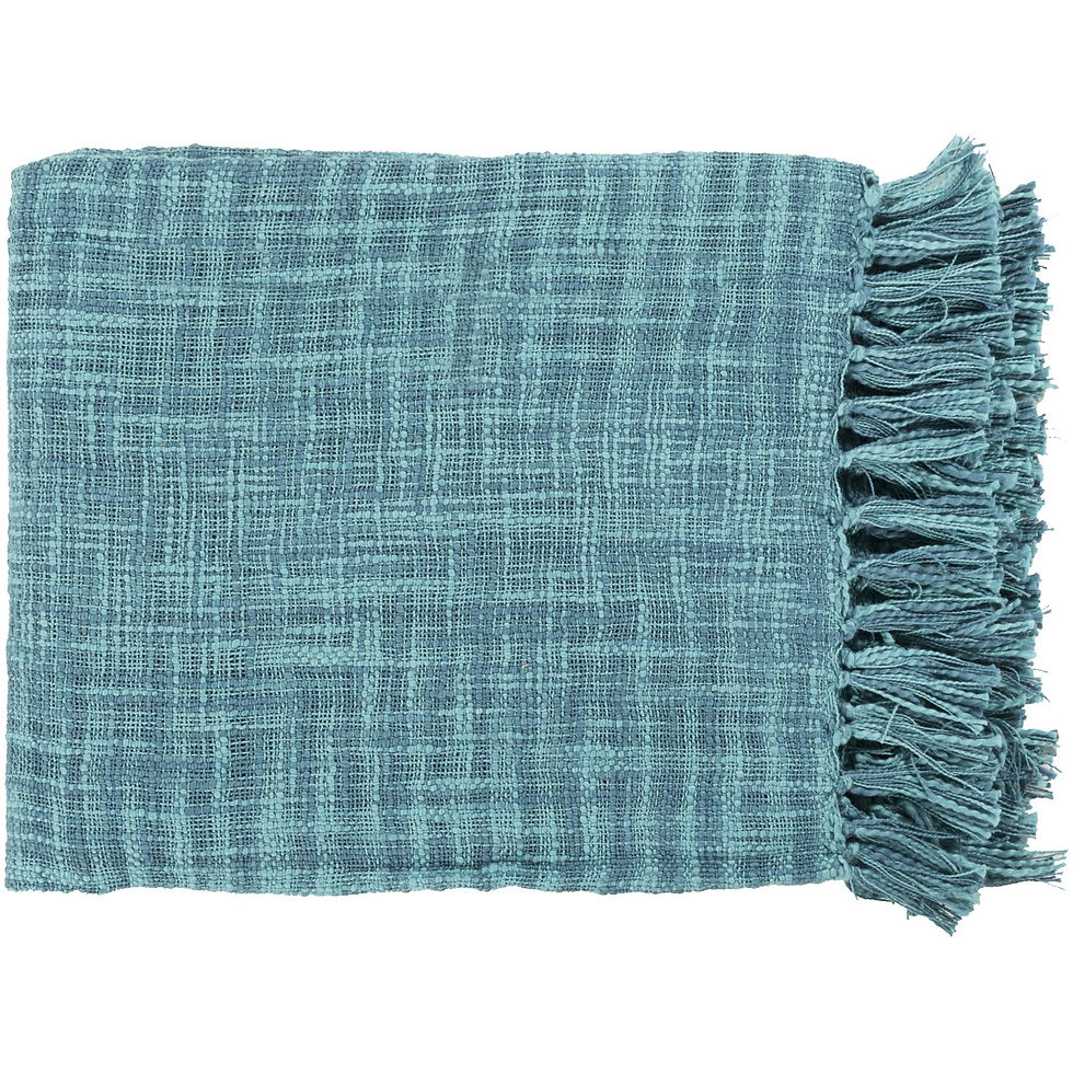 Thumbnail: Tori  Color Teal Throw Blankets