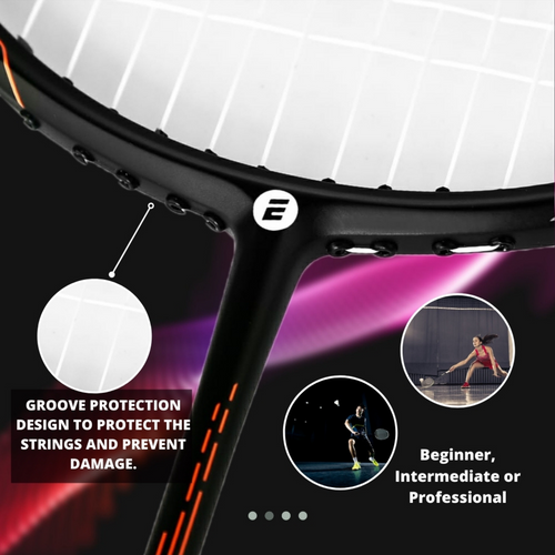 Webber Evolve Racket Badminton Racket Tension Size Evolve 3 84 Badminton Racket With High ...