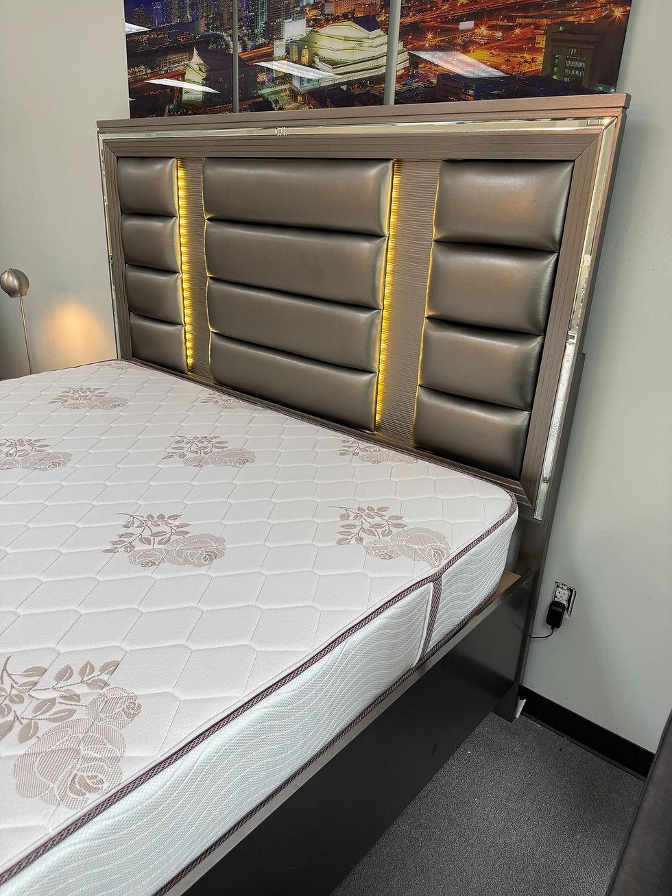 Thumbnail: King bed frame