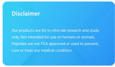 disclaimer for research peptides marbella
