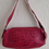 Thumbnail: Vintage y2k leather bag in raspberry 
