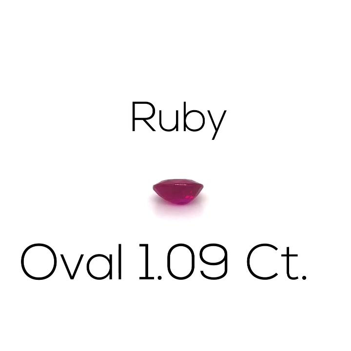 Thumbnail: Ruby Oval 1.09 Ct.
