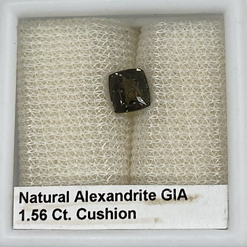 Alexandrite 1.56 Ct Cushion