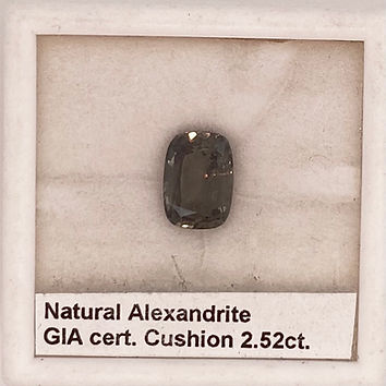 Alexandrite Cushion 2.52 Ct