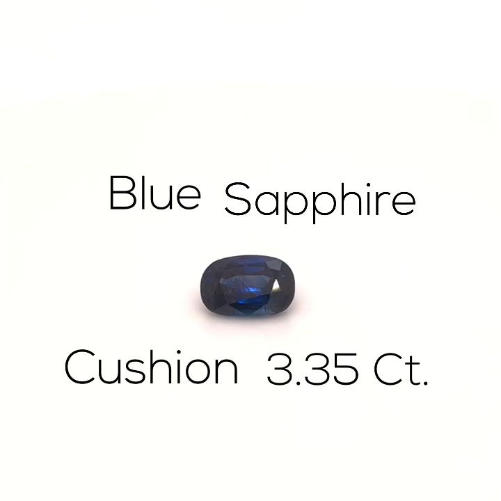 Thumbnail: Cushion Ceylon Blue Sapphire Downtown Los Angeles Diamond District