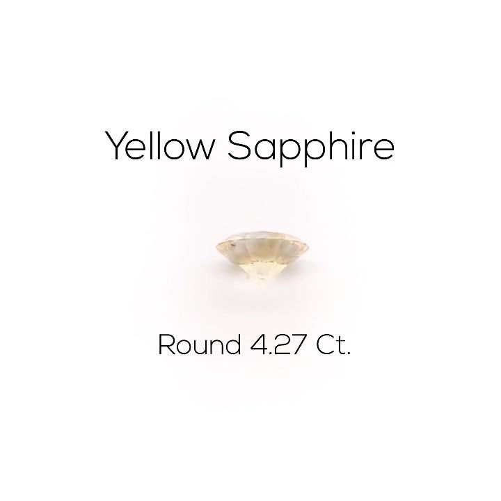 Thumbnail: Round Ceylon Yellow Sapphire Downtown Los Angeles Diamond District