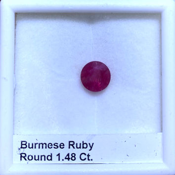 Ruby Round 1.48 Ct.
