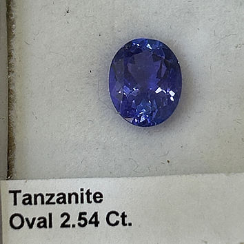 2.54 ct Oval Tanzanite