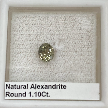Alexandrite Round 1.10 Ct