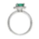Oval Emerald With Diamond Halo Engagement Ring Downtown Los Angeles Diamond District
