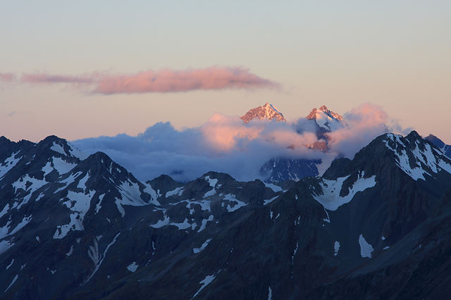 Cumbres de las montañas 