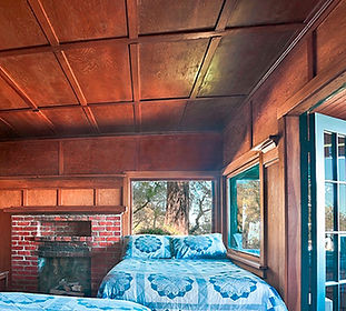 Interior of honeymoon cabin