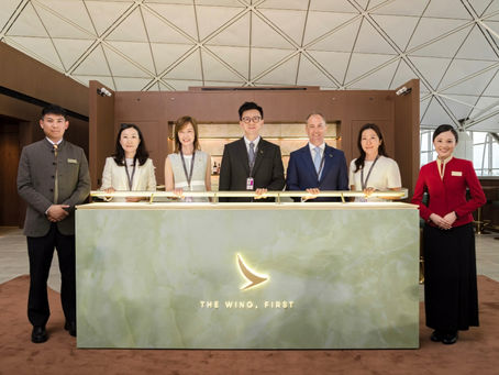 Cathay opens refurbished The Wing, First lounge
