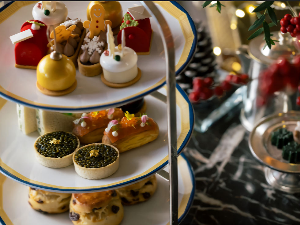 Hong Kong Christmas afternoon teas