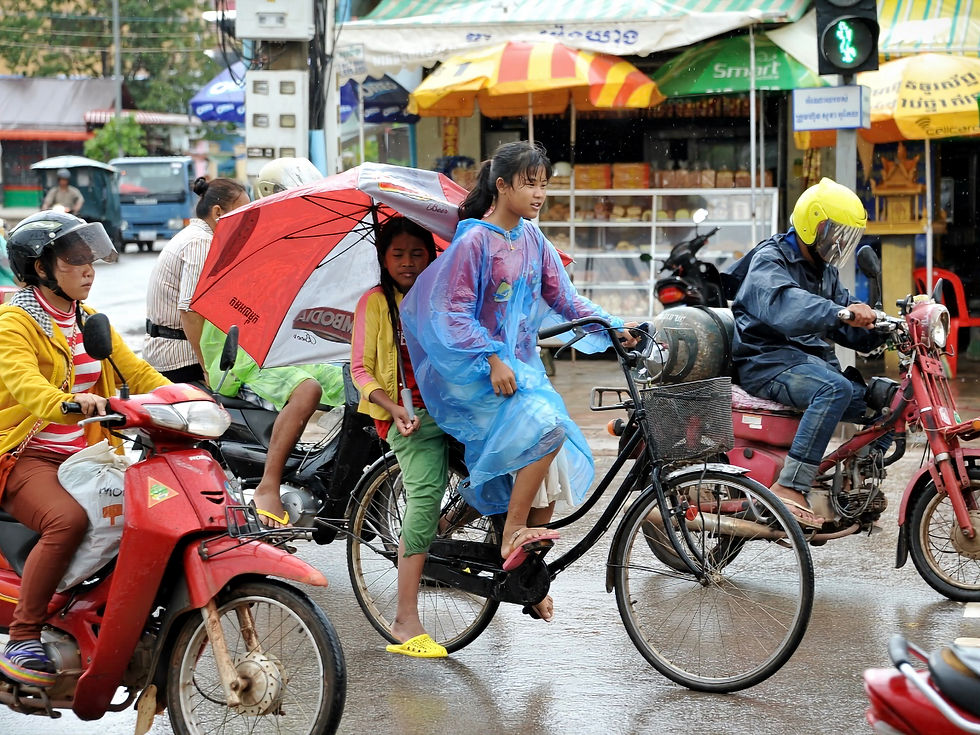 Summer weather in Asia