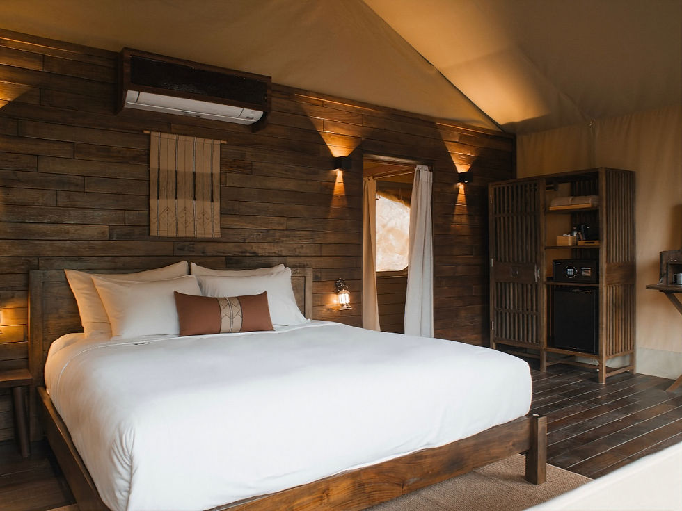 A tented lodge at Auko Eco-Wellness Lodges