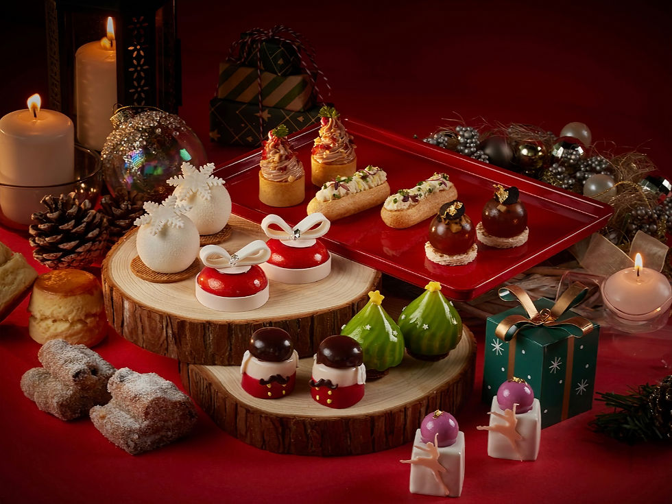 Hong Kong Christmas afternoon teas