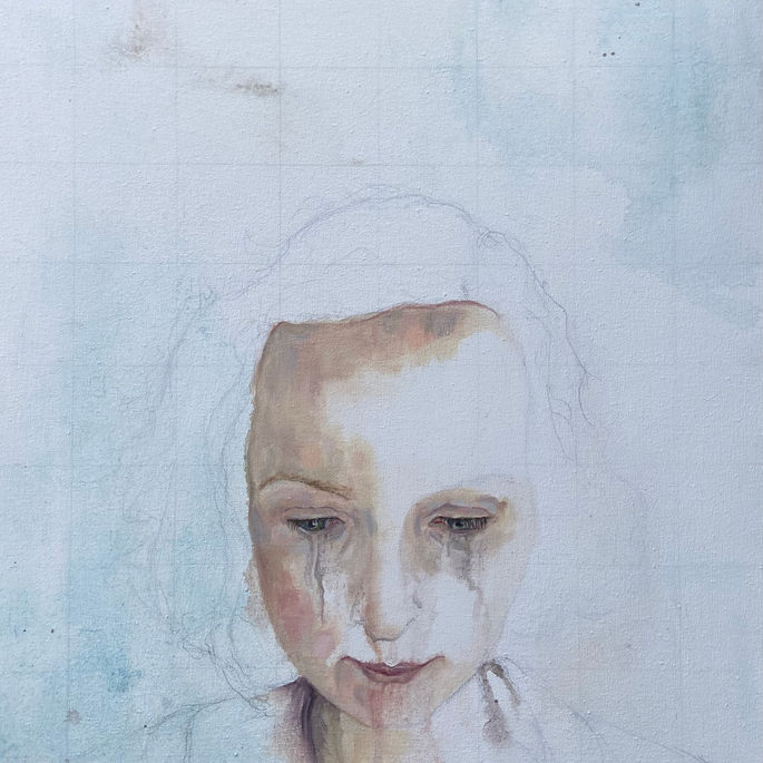 expressive portrait of a women. head and shoulders.