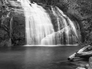 Waterfalls in the Appalachian mountains