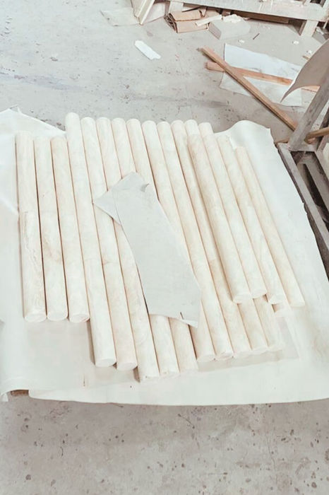 Travertine Table Legs