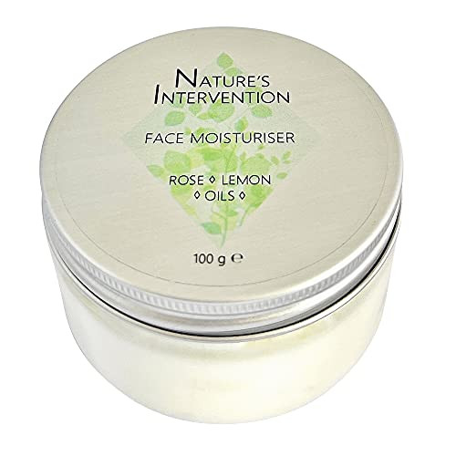 FACE MOISTURISING CREAM - GRAPESEED, VITAMIN E, ROSE & LEMON - 100g