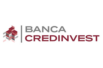 Credinvest Bank logo, a Swiss private bank specializing in wealth management, investment advisory, and financial solutions.