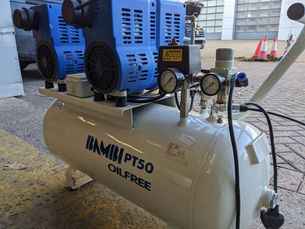 air compressor being inspected along LEV examination regulations